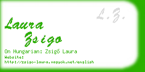 laura zsigo business card
